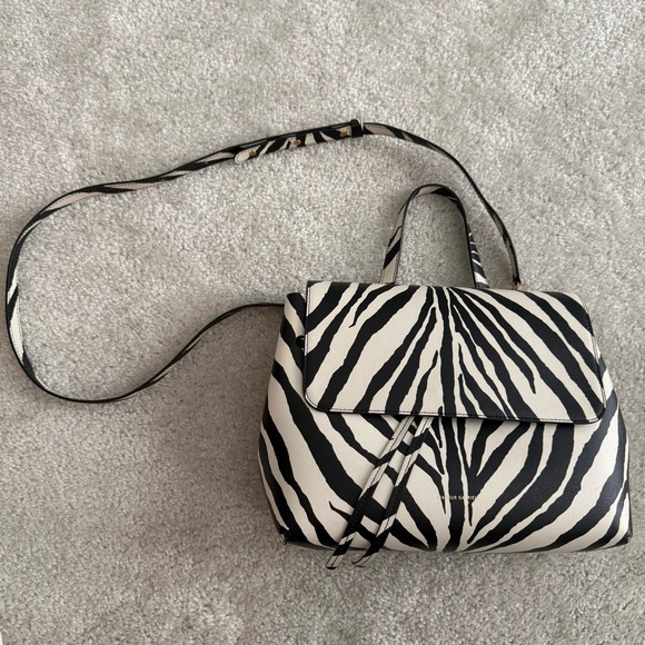 Mansur Gavriel Structured Leather Lady Bag Zebra
Shoulder Crossbody Satchel - Picture 2 of 12
